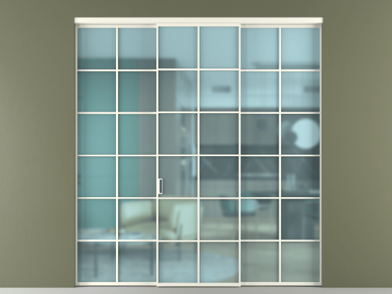 Алюминевая перегородка АЛПР 040.05_АЖМ_САТ ГОЛ_new. Цвет Алюминий жемчужный. Материал Алюминий в эмали. Коллекция Перегородка Formato внутри проёма 3 створки. Фото. Алюминевая перегородка АЛПР 040.05_АЖМ_САТ ГОЛ_new. Цвет Алюминий жемчужный. Материал Алюминий в эмали. Коллекция Перегородка Formato внутри проёма 3 створки. Картинка.