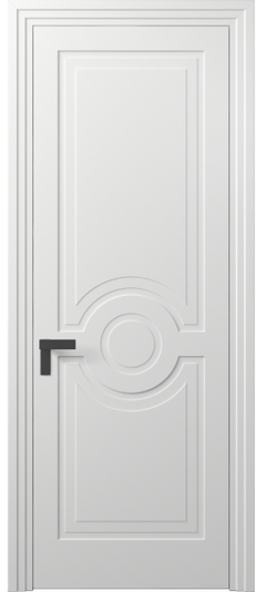 Дверь межкомнатная 8361 МБЛ. Цвет Матовый белоснежный. Материал Гладкая эмаль. Коллекция Rocca. Картинка.