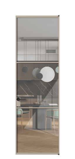 Межкомнатная дверь АЛПЛ040.03 АБСК Алюминий бисквитный Stopsol Clear прозрачное. Цвет Алюминий бисквитный. Материал Алюминий в эмали. Коллекция Формато. Фото. Дверь межкомнатная АЛПЛ040.03 АБСК Алюминий бисквитный Stopsol Clear прозрачное. Цвет Алюминий бисквитный. Материал Алюминий в эмали. Коллекция Формато. Картинка.