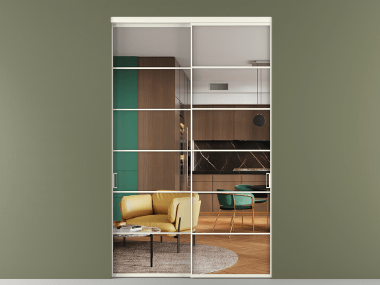 Алюминевая перегородка АЛПР 040.04_АЖМ_Crystalvision_new. Цвет Алюминий жемчужный. Материал Алюминий в эмали. Коллекция Перегородка Формато внутри проёма 2 створки. Фото. Алюминевая перегородка АЛПР 040.04_АЖМ_Crystalvision_new. Цвет Алюминий жемчужный. Материал Алюминий в эмали. Коллекция Перегородка Формато внутри проёма 2 створки. Картинка.