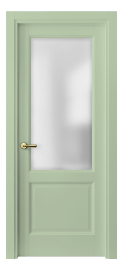 Дверь межкомнатная 1422 NCS S 1510-G20Y. Цвет NCS. Материал Гладкая эмаль. Коллекция Galant. Картинка.