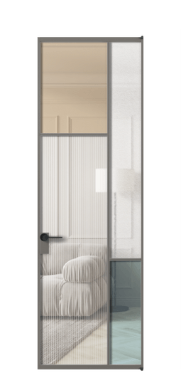 Межкомнатная дверь АЛПЛ041.10 АКЛС 4 стекла. Цвет Алюминий классический серый. Материал Алюминий в эмали. Коллекция Мозаик. Фото. Дверь межкомнатная АЛПЛ041.10 АКЛС 4 стекла. Цвет Алюминий классический серый. Материал Алюминий в эмали. Коллекция Мозаик. Картинка.