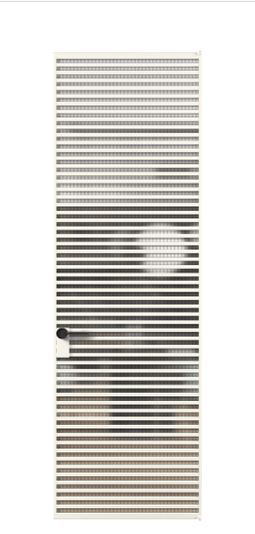 Межкомнатная дверь АЛПЛ040.07 АПБЛ MS. Цвет Алюминий пудровый белый. Материал Алюминий в эмали. Коллекция Formato. Фото. Дверь межкомнатная АЛПЛ040.07 АПБЛ MS. Цвет Алюминий пудровый белый. Материал Алюминий в эмали. Коллекция Formato. Картинка.