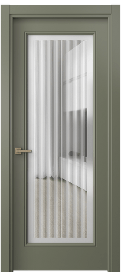 Межкомнатная дверь 8300 МОТ. Цвет Матовый оливковый тёмный. Материал Гладкая эмаль. Коллекция Linea. Фото. Дверь межкомнатная 8300 МОТ. Цвет Матовый оливковый тёмный. Материал Гладкая эмаль. Коллекция Linea. Картинка.