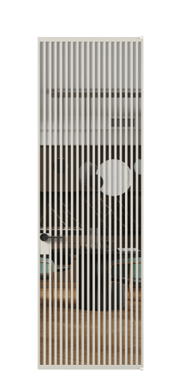 Межкомнатная дверь АЛПЛ040.07 Crystalvision АОС. Цвет Алюминий облачно-серый. Материал Алюминий в эмали. Коллекция Формато. Фото. Дверь межкомнатная АЛПЛ040.07 Crystalvision АОС. Цвет Алюминий облачно-серый. Материал Алюминий в эмали. Коллекция Формато. Картинка.