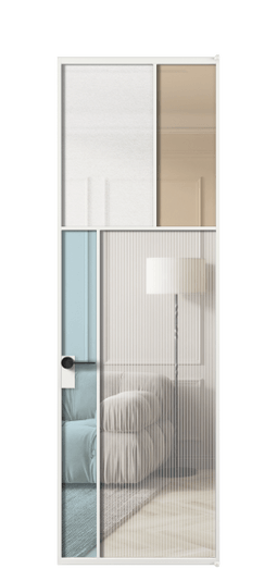 Межкомнатная дверь АЛПЛ041.22 АБЛ 4 стекла. Цвет Алюминий белоснежный. Материал Алюминий в эмали. Коллекция Мозаик. Фото. Дверь межкомнатная АЛПЛ041.22 АБЛ 4 стекла. Цвет Алюминий белоснежный. Материал Алюминий в эмали. Коллекция Мозаик. Картинка.