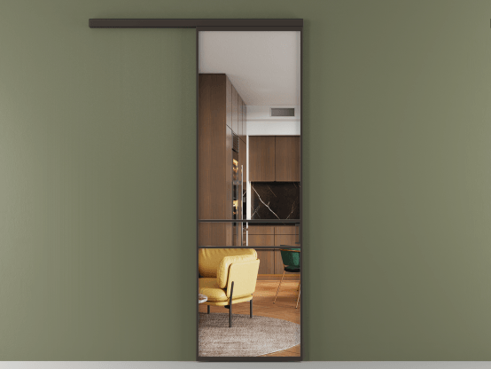 Алюминевая перегородка АЛПР 040.02_ААН_Crystalvision_new. Цвет Алюминий антрацит. Материал Алюминий в эмали. Коллекция Перегородка Формато вдоль стены 1 створка. Фото. Алюминевая перегородка АЛПР 040.02_ААН_Crystalvision_new. Цвет Алюминий антрацит. Материал Алюминий в эмали. Коллекция Перегородка Формато вдоль стены 1 створка. Картинка.