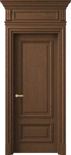 Дверь межкомнатная 7307 ДКШ.М . Цвет Дуб каштановый матовый. Материал Массив дуба матовый. Коллекция Antique. Картинка.