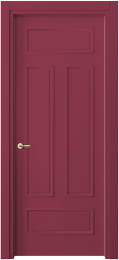 Дверь межкомнатная 8143 Красно-фиолетовый RAL 4002. Цвет RAL. Материал Гладкая эмаль. Коллекция Paris. Картинка.