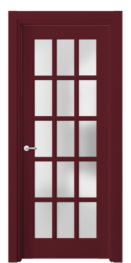 Межкомнатная дверь 6311 Винно-красный RAL 3005. Цвет RAL Винно-красный RAL 3005. Материал Массив бука эмаль. Коллекция Toscana Grigliato. Фото. Дверь межкомнатная 6311 Винно-красный RAL 3005. Цвет RAL Винно-красный RAL 3005. Материал Массив бука эмаль. Коллекция Toscana Grigliato. Картинка.