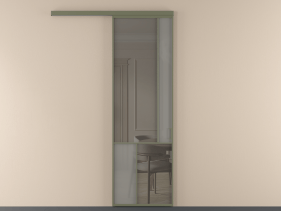 Алюминевая перегородка vd1_1_АОТ_Серый сатин триплекс+Серый триплекс_new. Цвет Алюминий оливковый тёмный. Материал Алюминий в эмали. Коллекция Перегородка Mosaic вдоль стены 1 створка. Фото. Алюминевая перегородка vd1_1_АОТ_Серый сатин триплекс+Серый триплекс_new. Цвет Алюминий оливковый тёмный. Материал Алюминий в эмали. Коллекция Перегородка Mosaic вдоль стены 1 створка. Картинка.