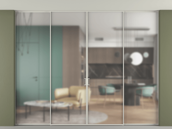 Алюминевая перегородка p2+2_01 Matelux Crystalvision БЕЛ. Цвет Алюминий Белый. Материал Алюминий. Коллекция Перегородка Формато внутри проёма скрытое крепление в потолок 4 створки. Фото. Алюминевая перегородка p2+2_01 Matelux Crystalvision БЕЛ. Цвет Алюминий Белый. Материал Алюминий. Коллекция Перегородка Формато внутри проёма скрытое крепление в потолок 4 створки. Картинка.