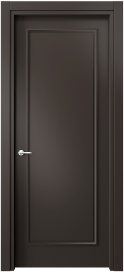 Межкомнатная дверь 8101 МАН. Цвет Матовый антрацит. Материал Гладкая эмаль. Коллекция Paris. Фото. Дверь межкомнатная 8101 МАН. Цвет Матовый антрацит. Материал Гладкая эмаль. Коллекция Paris. Картинка.