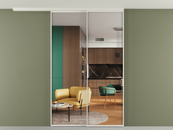 Алюминевая перегородка pv2_2_01 Crystal Vision прозрачное БЕЛ. Цвет Алюминий Белый. Материал Алюминий. Коллекция Перегородка Формато вдоль стены на потолок 2 створки с синхронным механизмом. Фото. Алюминевая перегородка pv2_2_01 Crystal Vision прозрачное БЕЛ. Цвет Алюминий Белый. Материал Алюминий. Коллекция Перегородка Формато вдоль стены на потолок 2 створки с синхронным механизмом. Картинка.