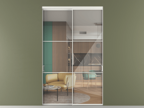 Алюминевая перегородка vn2_03_ Алюминий светло-серый Stopsol Clear. Цвет Алюминий светло-серый. Материал Алюминий в эмали. Коллекция Перегородка Формато внутри проёма 2 створки. Фото. Алюминевая перегородка vn2_03_ Алюминий светло-серый Stopsol Clear. Цвет Алюминий светло-серый. Материал Алюминий в эмали. Коллекция Перегородка Формато внутри проёма 2 створки. Картинка.