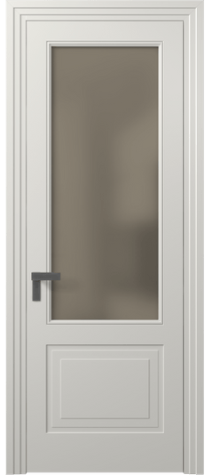Дверь межкомнатная 8352 МСР САТ БР. Цвет Матовый серый. Материал Гладкая эмаль. Коллекция Rocca. Картинка.