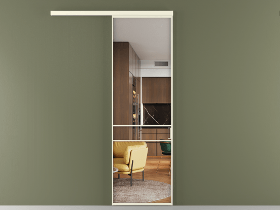 Алюминевая перегородка АЛПР 040.02_АМБ_Crystalvision_new. Цвет Алюминий молочно-белый. Материал Алюминий в эмали. Коллекция Перегородка Формато вдоль стены 1 створка. Фото. Алюминевая перегородка АЛПР 040.02_АМБ_Crystalvision_new. Цвет Алюминий молочно-белый. Материал Алюминий в эмали. Коллекция Перегородка Формато вдоль стены 1 створка. Картинка.