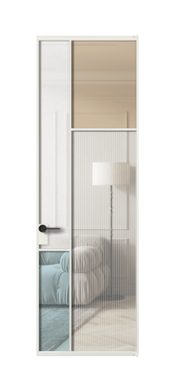 Межкомнатная дверь АЛПЛ041.11 АССР 4 стекла. Цвет Алюминий светло-серый. Материал Алюминий в эмали. Коллекция Мозаик. Фото. Дверь межкомнатная АЛПЛ041.11 АССР 4 стекла. Цвет Алюминий светло-серый. Материал Алюминий в эмали. Коллекция Мозаик. Картинка.