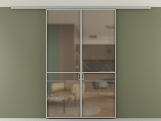 Алюминевая перегородка АЛПР 040.02_АНСР_Бронза сатин триплекс_new. Цвет Алюминий нейтральный серый. Материал Алюминий в эмали. Коллекция Перегородка Формато вдоль стены на потолок 2 створки. Фото. Алюминевая перегородка АЛПР 040.02_АНСР_Бронза сатин триплекс_new. Цвет Алюминий нейтральный серый. Материал Алюминий в эмали. Коллекция Перегородка Формато вдоль стены на потолок 2 створки. Картинка.