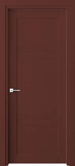 Дверь межкомнатная 6111 Красно-коричневый RAL 8012. Цвет RAL. Материал Массив дуба эмаль. Коллекция Ego. Картинка.
