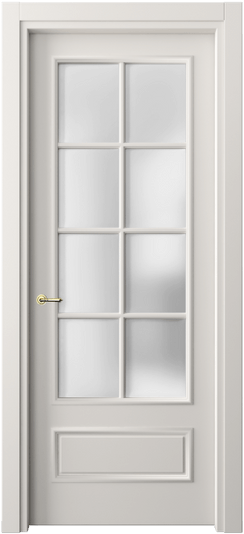 Межкомнатная дверь 8112 МПБЛ САТ. Цвет Матовый пудровый белый. Материал Гладкая эмаль. Коллекция Париж. Фото. Дверь межкомнатная 8112 МПБЛ САТ. Цвет Матовый пудровый белый. Материал Гладкая эмаль. Коллекция Париж. Картинка.