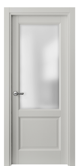 Дверь межкомнатная 1422 СШ САТ. Цвет Серый шёлк. Материал Ciplex ламинатин. Коллекция Galant. Картинка.