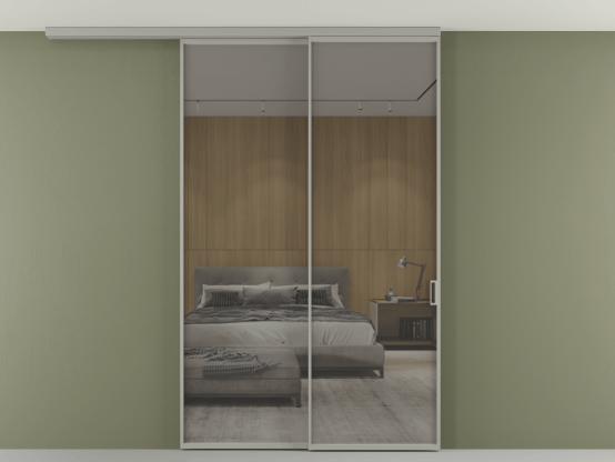 Алюминевая перегородка АЛПР 040.01_АНСР_Stopsol Grey_new. Цвет Алюминий нейтральный серый. Материал Алюминий в эмали. Коллекция Перегородка Formato вдоль стены на потолок 2 створки с синхронным механизмом. Фото. Алюминевая перегородка АЛПР 040.01_АНСР_Stopsol Grey_new. Цвет Алюминий нейтральный серый. Материал Алюминий в эмали. Коллекция Перегородка Formato вдоль стены на потолок 2 створки с синхронным механизмом. Картинка.