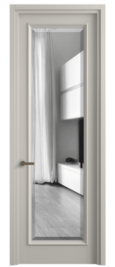 Межкомнатная дверь 6702 МОС ЗЕР ФАЦ. Цвет Матовый облачно-серый. Материал Гладкая эмаль. Коллекция Шарм. Фото. Дверь межкомнатная 6702 МОС ЗЕР ФАЦ. Цвет Матовый облачно-серый. Материал Гладкая эмаль. Коллекция Шарм. Картинка.
