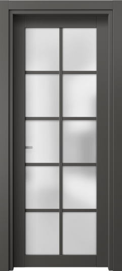 Межкомнатная дверь 2106 ПЭГФ САТ. Цвет ПЭТ графитовый. Материал ПЭТ. Коллекция Neo. Фото. Дверь межкомнатная 2106 ПЭГФ САТ. Цвет ПЭТ графитовый. Материал ПЭТ. Коллекция Neo. Картинка.