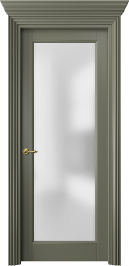 Дверь межкомнатная 6202 БОТ САТ. Цвет Бук оливковый тёмный. Материал Массив бука эмаль. Коллекция Royal. Картинка.
