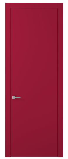 Дверь межкомнатная 0010 - planum Малиново-красный RAL 3027. Цвет RAL. Материал Гладкая эмаль. Коллекция Planum. Картинка.