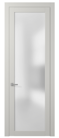 Дверь межкомнатная 2102q МСР САТ. Цвет Матовый серый. Материал Гладкая эмаль. Коллекция Planum. Картинка.