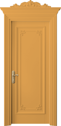 Дверь межкомнатная 6501 Пастельно-жёлтый RAL 1034. Цвет RAL. Материал Массив бука эмаль. Коллекция Imperial. Картинка.