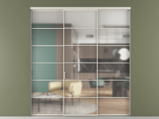 Алюминевая перегородка АЛПР 040.04_АОС_Matelux Crystalvision_new. Цвет Алюминий облачно-серый. Материал Алюминий в эмали. Коллекция Перегородка Formato внутри проёма 3 створки. Фото. Алюминевая перегородка АЛПР 040.04_АОС_Matelux Crystalvision_new. Цвет Алюминий облачно-серый. Материал Алюминий в эмали. Коллекция Перегородка Formato внутри проёма 3 створки. Картинка.