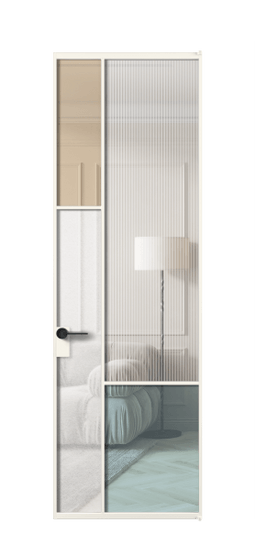 Межкомнатная дверь АЛПЛ041.13 АПБЛ 4 стекла. Цвет Алюминий пудровый белый. Материал Алюминий в эмали. Коллекция Мозаик. Фото. Дверь межкомнатная АЛПЛ041.13 АПБЛ 4 стекла. Цвет Алюминий пудровый белый. Материал Алюминий в эмали. Коллекция Мозаик. Картинка.