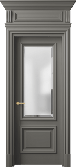Межкомнатная дверь 7302 МКЛС САТ-Ф. Цвет Матовый классический серый. Материал Гладкая эмаль. Коллекция Антик. Фото. Дверь межкомнатная 7302 МКЛС САТ-Ф. Цвет Матовый классический серый. Материал Гладкая эмаль. Коллекция Антик. Картинка.