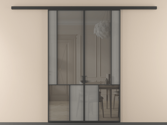 Алюминевая перегородка vd2_3 ЧЕР. Цвет Алюминий Черный. Материал Алюминий. Коллекция Перегородка Mosaic вдоль стены 2 створки. Фото. Алюминевая перегородка vd2_3 ЧЕР. Цвет Алюминий Черный. Материал Алюминий. Коллекция Перегородка Mosaic вдоль стены 2 створки. Картинка.