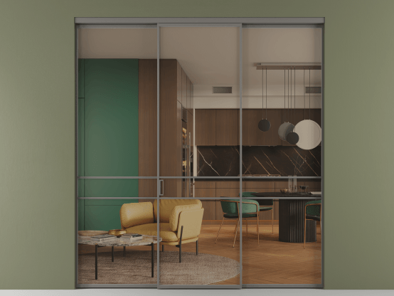 Алюминевая перегородка АЛПР 040.02_АКЛС_Бронза триплекс_new. Цвет Алюминий классический серый. Материал Алюминий в эмали. Коллекция Перегородка Формато внутри проёма 3 створки. Фото. Алюминевая перегородка АЛПР 040.02_АКЛС_Бронза триплекс_new. Цвет Алюминий классический серый. Материал Алюминий в эмали. Коллекция Перегородка Формато внутри проёма 3 створки. Картинка.