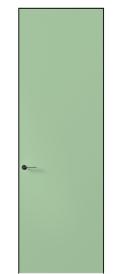 Дверь межкомнатная 0010 АКП Бело-зелёный RAL 6019. Цвет RAL. Материал Гладкая эмаль. Коллекция Planum Pro. Картинка.