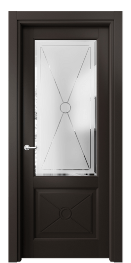 Межкомнатная дверь 6362 БАН Сатинированное стекло с гравировкой и фацетом. Цвет Бук антрацит. Материал Массив бука эмаль. Коллекция Toscana Litera. Фото. Дверь межкомнатная 6362 БАН Сатинированное стекло с гравировкой и фацетом. Цвет Бук антрацит. Материал Массив бука эмаль. Коллекция Toscana Litera. Картинка.