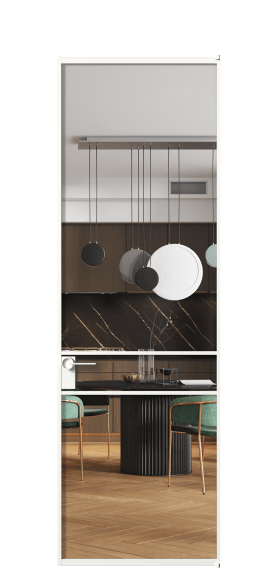 Межкомнатная дверь АЛПЛ040.02 Crystalvision БЕЛ. Цвет Алюминий Белый. Материал Алюминий. Коллекция Formato. Фото. Дверь межкомнатная АЛПЛ040.02 Crystalvision БЕЛ. Цвет Алюминий Белый. Материал Алюминий. Коллекция Formato. Картинка.