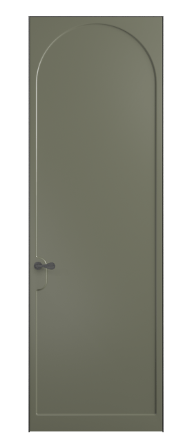 Межкомнатная дверь 7503 МОТ. Цвет Матовый оливковый тёмный. Материал Гладкая эмаль. Коллекция Softform. Фото. Дверь межкомнатная 7503 МОТ. Цвет Матовый оливковый тёмный. Материал Гладкая эмаль. Коллекция Softform. Картинка.