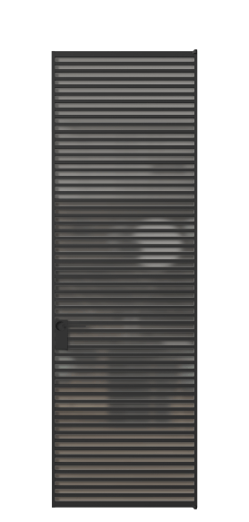 Межкомнатная дверь АЛПЛ040.06 Серый сатин триплекс ЧЕР. Цвет Алюминий Черный. Материал Алюминий. Коллекция Formato. Фото. Дверь межкомнатная АЛПЛ040.06 Серый сатин триплекс ЧЕР. Цвет Алюминий Черный. Материал Алюминий. Коллекция Formato. Картинка.