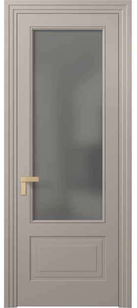 Межкомнатная дверь 8342 МБСК Серый сатин. Цвет Матовый бисквитный. Материал Гладкая эмаль. Коллекция Rocca. Фото. Дверь межкомнатная 8342 МБСК Серый сатин. Цвет Матовый бисквитный. Материал Гладкая эмаль. Коллекция Rocca. Картинка.