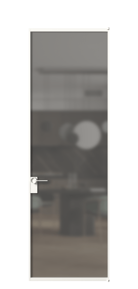 Межкомнатная дверь АЛПЛ040.01 Серый сатин триплекс БЕЛ. Цвет Алюминий Белый. Материал Алюминий. Коллекция Formato. Фото. Дверь межкомнатная АЛПЛ040.01 Серый сатин триплекс БЕЛ. Цвет Алюминий Белый. Материал Алюминий. Коллекция Formato. Картинка.