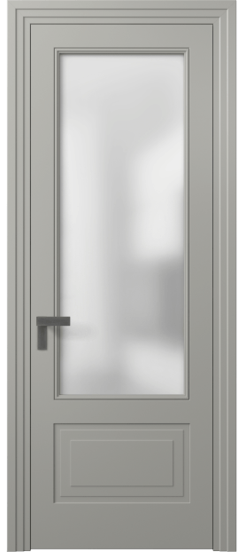 Межкомнатная дверь 8342 МНСР Сатин. Цвет Матовый нейтральный серый. Материал Гладкая эмаль. Коллекция Rocca. Фото. Дверь межкомнатная 8342 МНСР Сатин. Цвет Матовый нейтральный серый. Материал Гладкая эмаль. Коллекция Rocca. Картинка.
