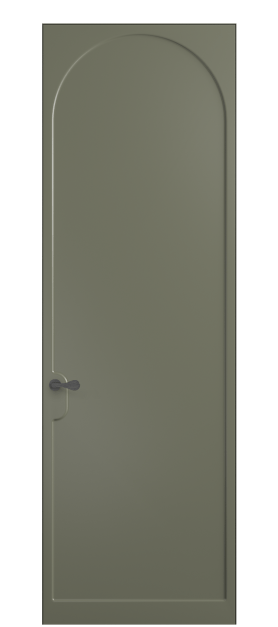 Межкомнатная дверь 7503 МОТ. Цвет Матовый оливковый тёмный. Материал Гладкая эмаль. Коллекция Softform. Фото. Дверь межкомнатная 7503 МОТ. Цвет Матовый оливковый тёмный. Материал Гладкая эмаль. Коллекция Softform. Картинка.