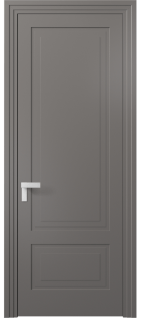 Межкомнатная дверь АКП 8341 МКЛС Матовый классический серый. Цвет Матовый классический серый. Материал Гладкая эмаль. Коллекция Rocca. Фото. Дверь межкомнатная АКП 8341 МКЛС Матовый классический серый. Цвет Матовый классический серый. Материал Гладкая эмаль. Коллекция Rocca. Картинка.