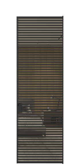 Межкомнатная дверь АЛПЛ040.06 Stopsol Bronze ЧЕР. Цвет Алюминий Черный. Материал Алюминий. Коллекция Formato. Фото. Дверь межкомнатная АЛПЛ040.06 Stopsol Bronze ЧЕР. Цвет Алюминий Черный. Материал Алюминий. Коллекция Formato. Картинка.